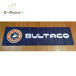130G 150D Material Bultaco Motorcycles Banner 1.5ft*5ft (45*150cm) Size for Home Flag Indoor Outdoor Decor yhx112