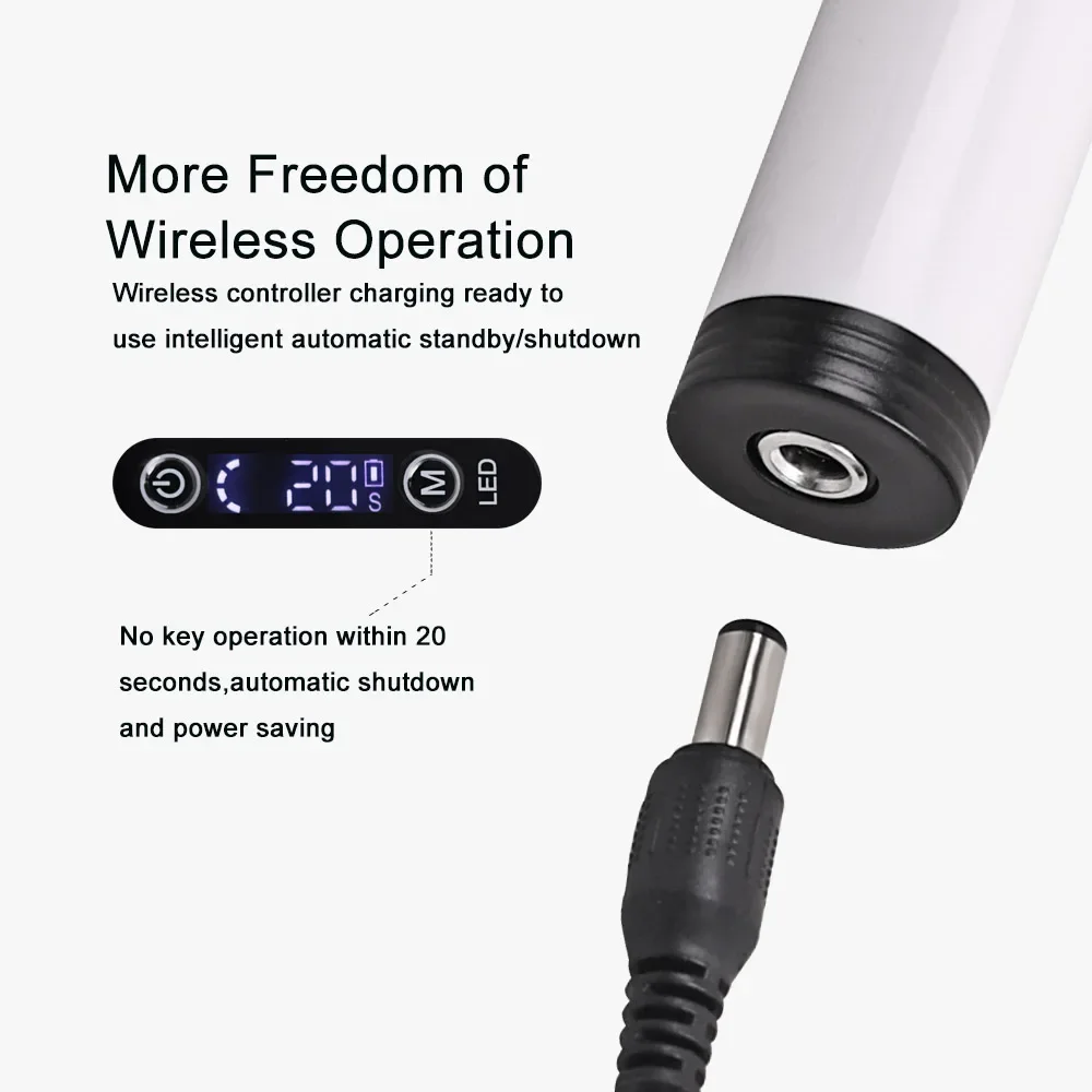 New Wireless Dental Light Curing Machine 1s/2mm Resin Colorful Curing Light 800-2400 mW/cm² Light intensity Dentistry Equipment