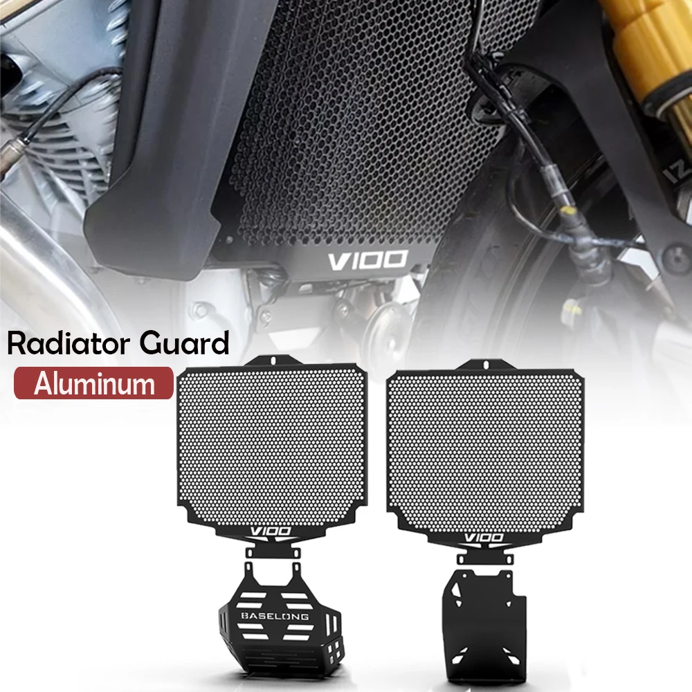 Voor Moto Guzzi V100 S Mandello V100S Motorfiets Accessoires Radiator Cilinderkop Guard Motorkoeler Cover Complete Set Deel - afbeelding 2
