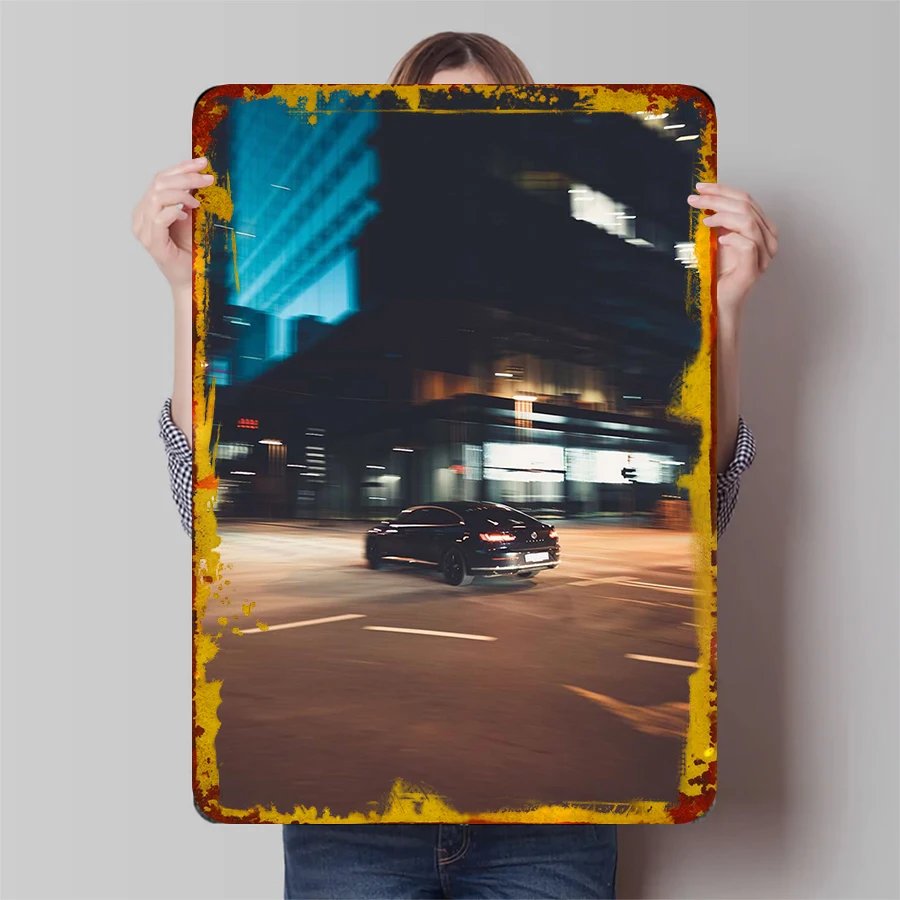 Индивидуальная картина из металла и железа, персонализированное настенное искусство, домашний декор, современный дизайн