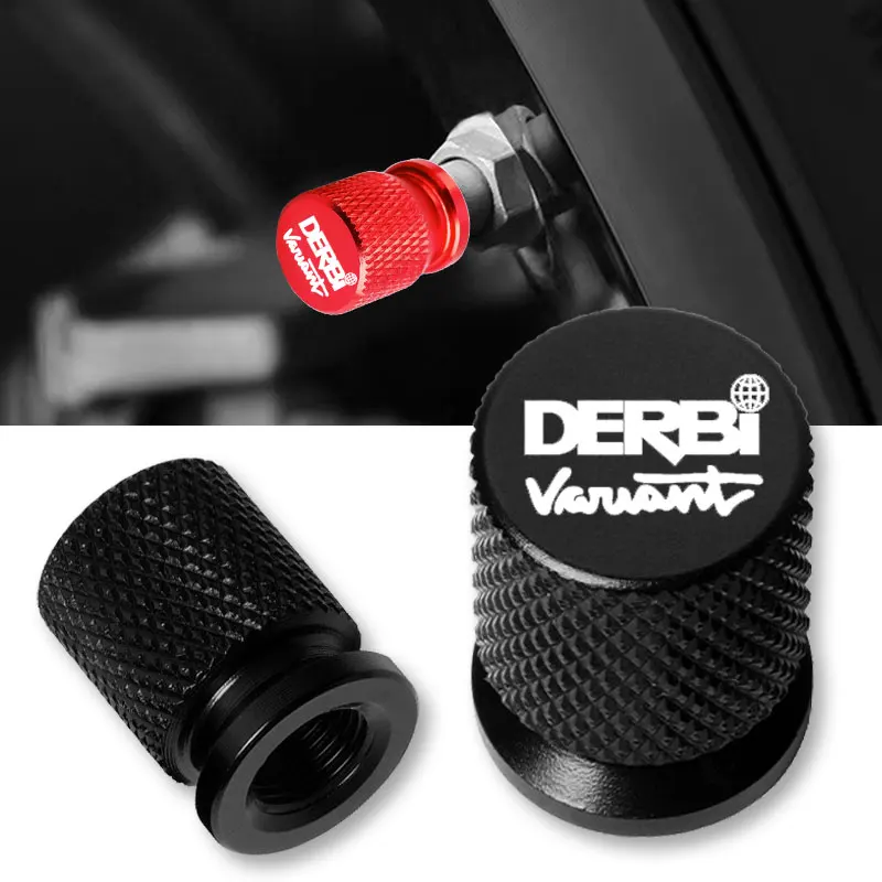 Für DERBI DERBI VARIANT SPORT R 2PCS Motorrad CNC Reifen Ventil Air Port Stem Abdeckung Kappe Stecker Zubehör