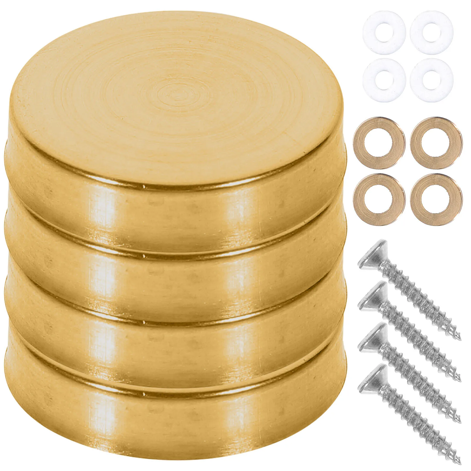 

20Pcs Sign Advertising Nails Rust Resistant Screw Covers Modern Style Heavy Duty Mounting Accessories Glass Tiles