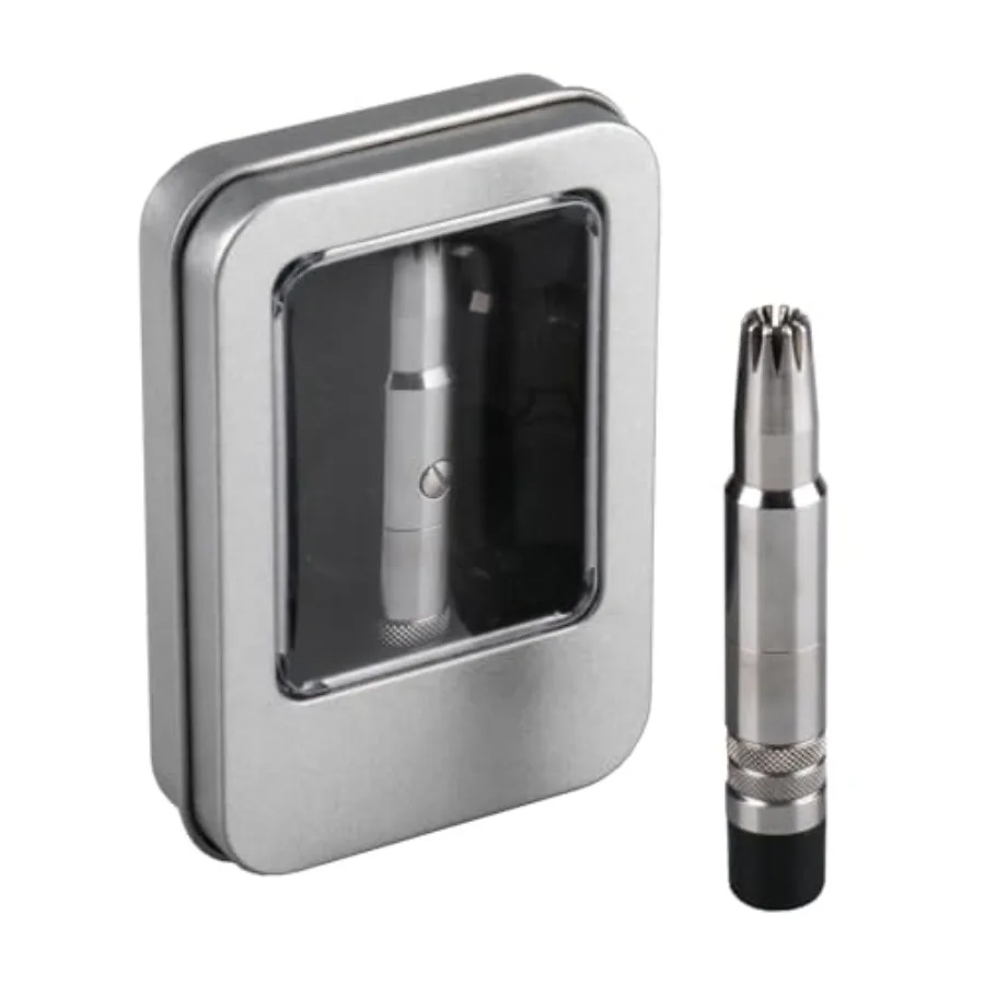 Manual Nose Hair Trimmer for Men BatteryFree Waterproof Painless Stainless Steel Grooming Tool