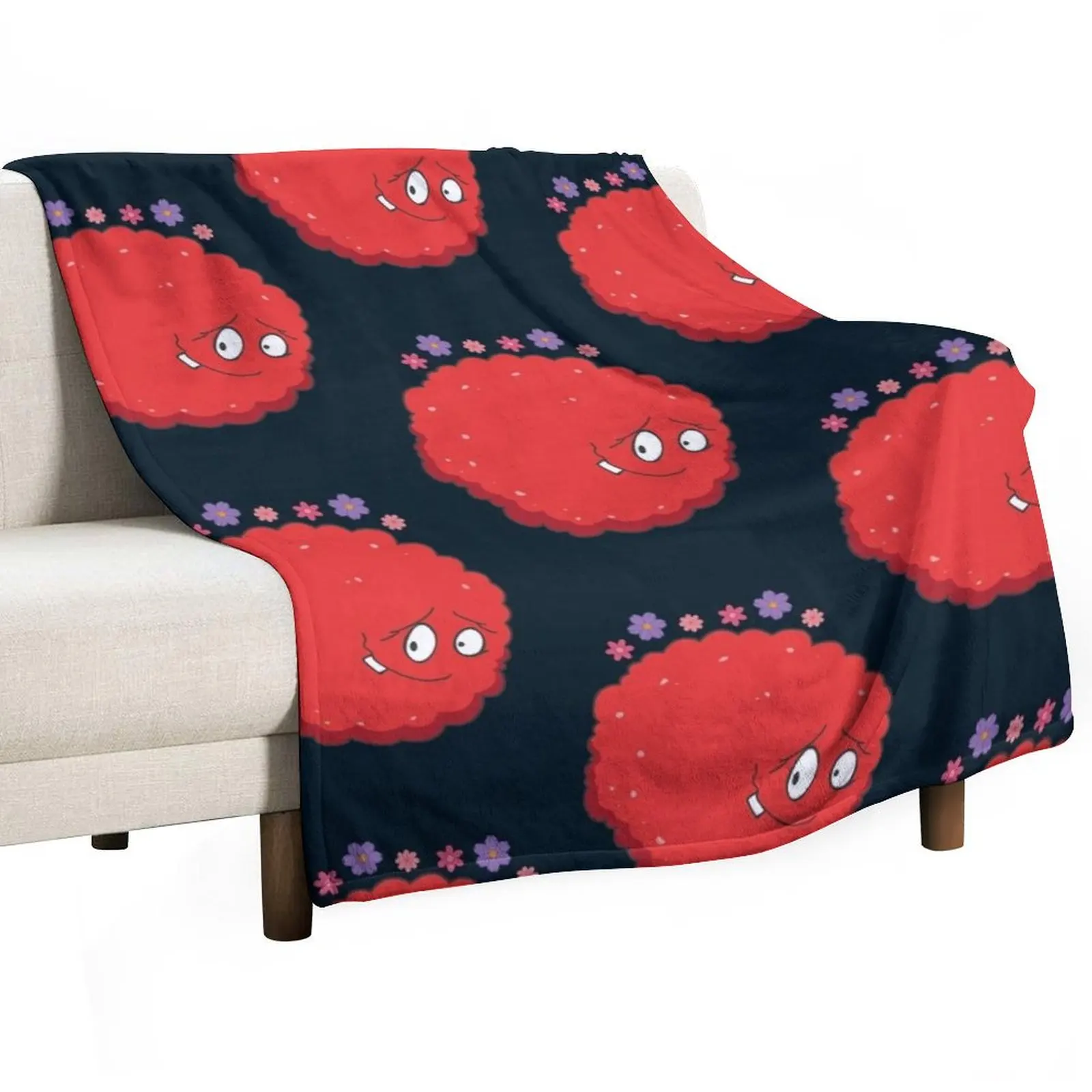 

Happy Meatwad - Aqua Teen Hunger Force Throw Blanket Luxurious Soft Blanket Holiday Gift for Family