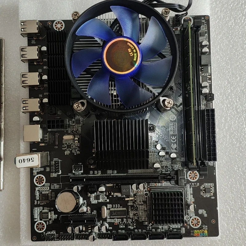 used for X58 Motherboard Set with Intel Xeon L5640 CPU + Fan LGA1366 DDR3