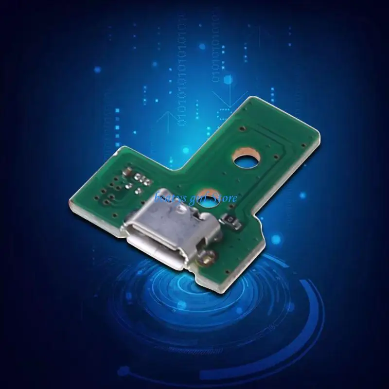 C7AB USB Charging Port Board with 12 Pin Cable for JDS-030 Game Controller