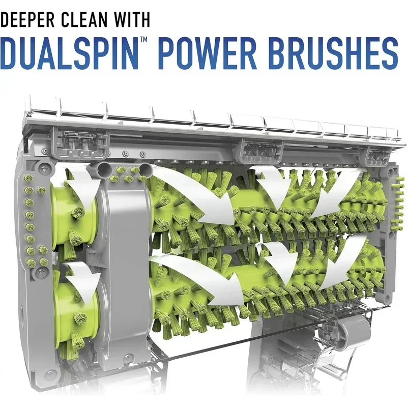 QWHoovvers Pro Clean Pet Upright Carpet Cleaner,Shampooer Machine For Home And Pets,FH51050,Grey