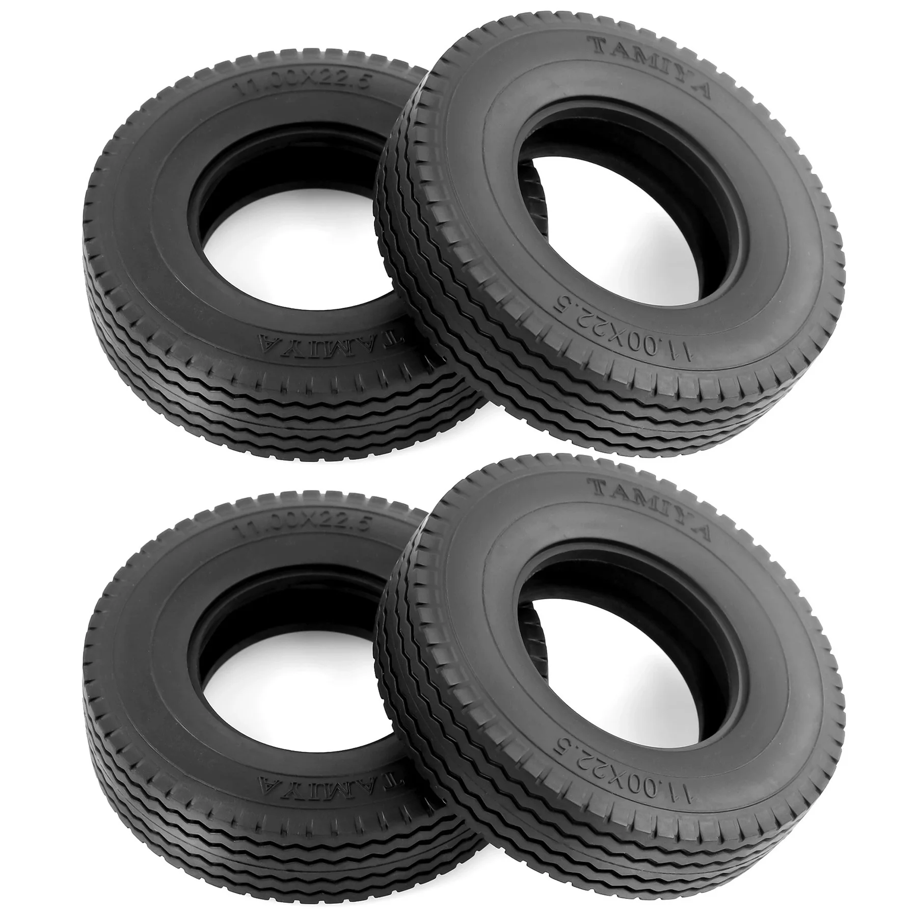 Neumáticos de goma RC 1/14 de alta agarre para remolque de camión Tamiya, modelo de neumáticos Michelin, piezas de accesorios DIY, Control remoto a escala 1/14 C