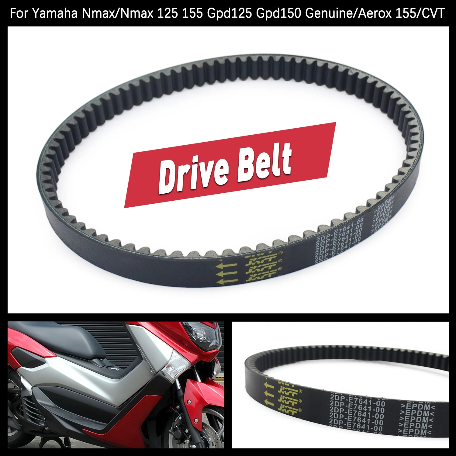 For Yamaha NMAX 125 155 MBK Ocito 125 2015-2020 Tricity 125 150 2016-2020 Accessories Moto Drive Belt Scooter 2DP‑E7641‑0000