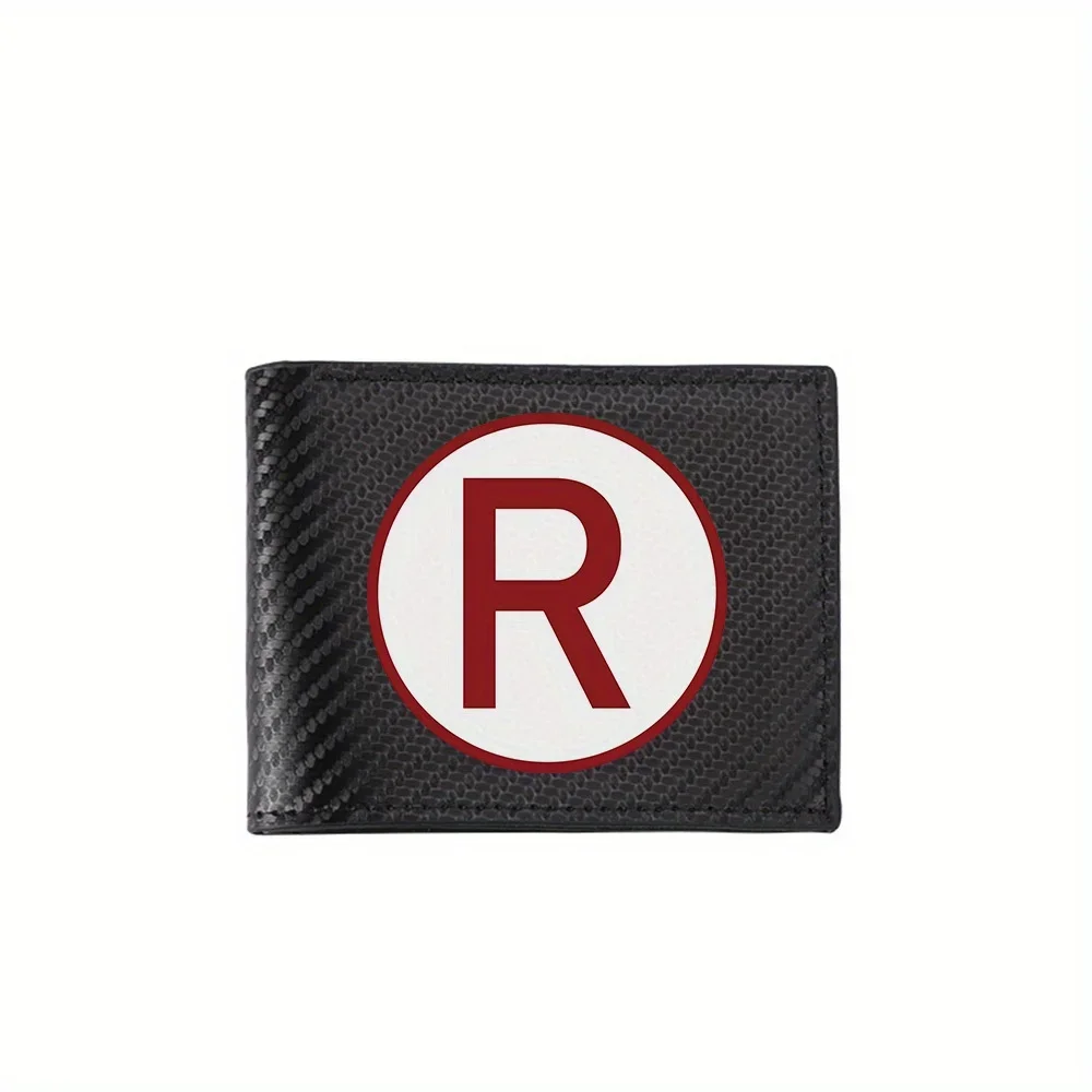 Registered trademark symbol inside circle Men's Wallets Simple Business Modern Stylish Printing Design Gifts For Father Boyfrien