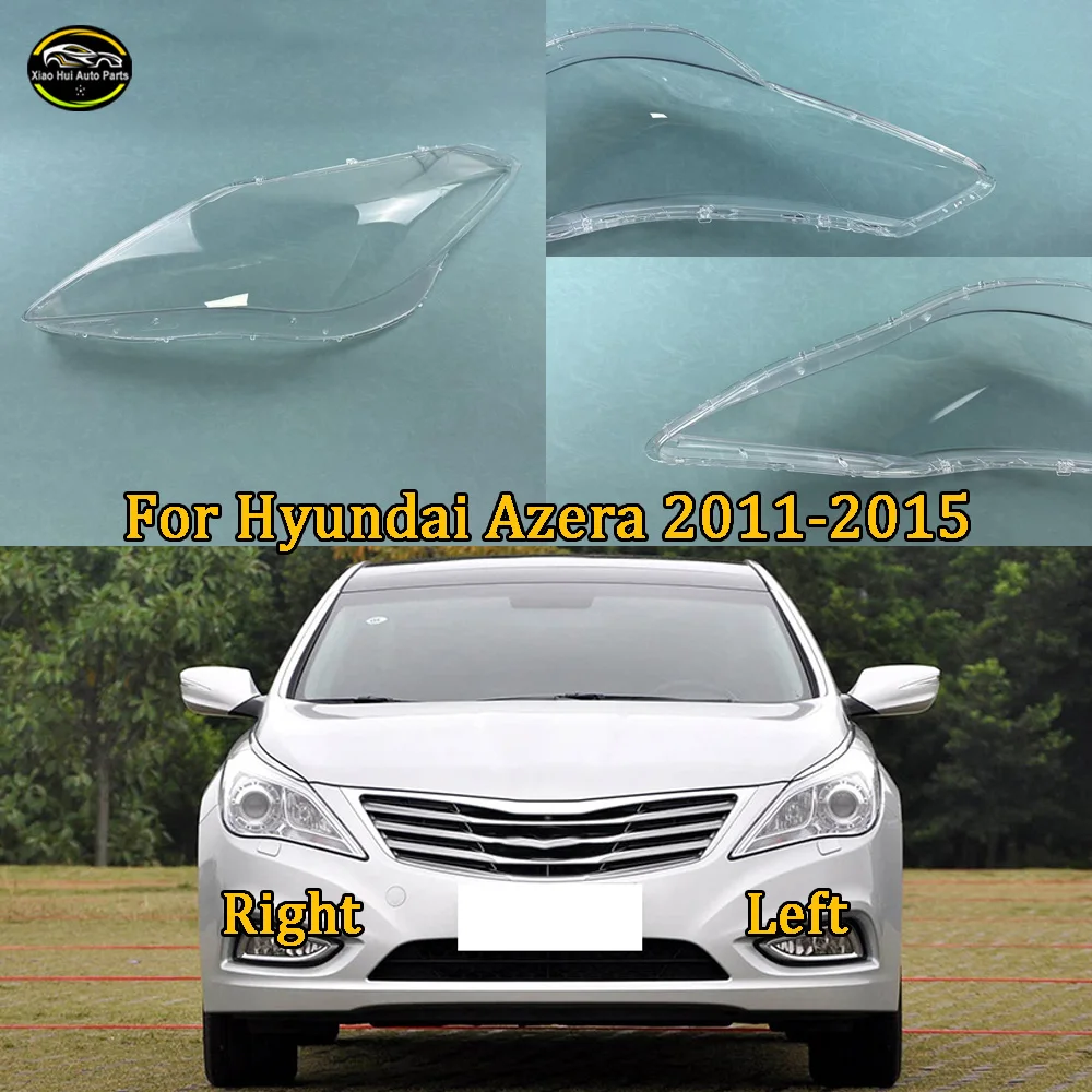 For Hyundai 2011 2012 2013----2015 Azera Headlamps Transparent Cover Headlight Shell Lampshade Lens Lamp Shade Plexiglass