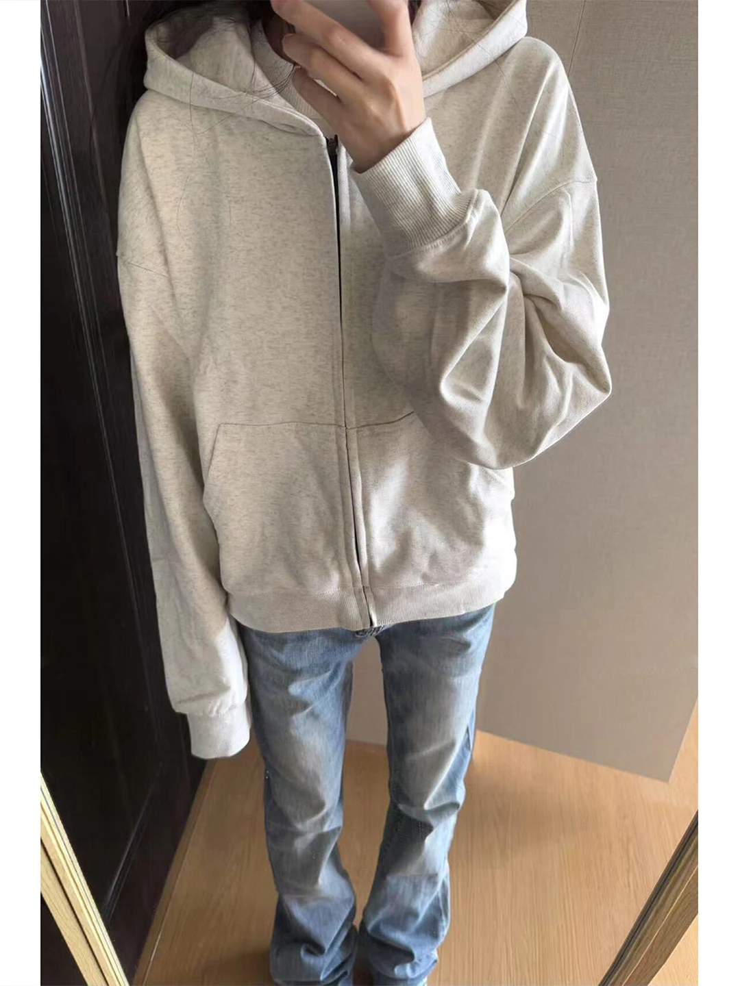 

Мужская толстовка на молнии в американском стиле, оверсайз, модная, брендовая, с длинным рукавом, повседневная, осенняя, утепленная, для пар, верхняя одежда