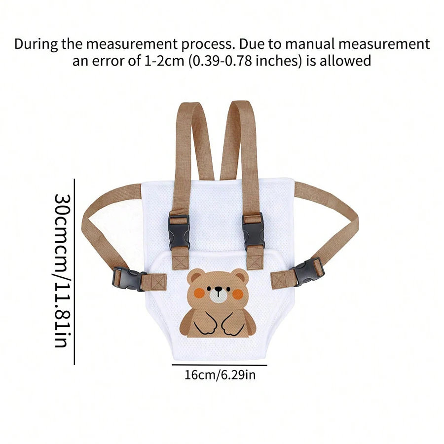1Pc Baby Cartoon Dining Chair Strap with Mesh Design, Lightweight and Easy to Carry, Portable Baby Feeding Harness, Safety Seat Strap, the Perfect Gift for Your Baby!