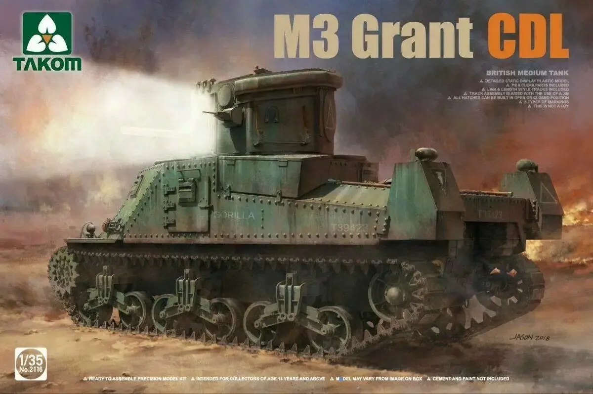 

Комплект модели TAKOM 1/35 2116 U S Army M3 Grant CDL