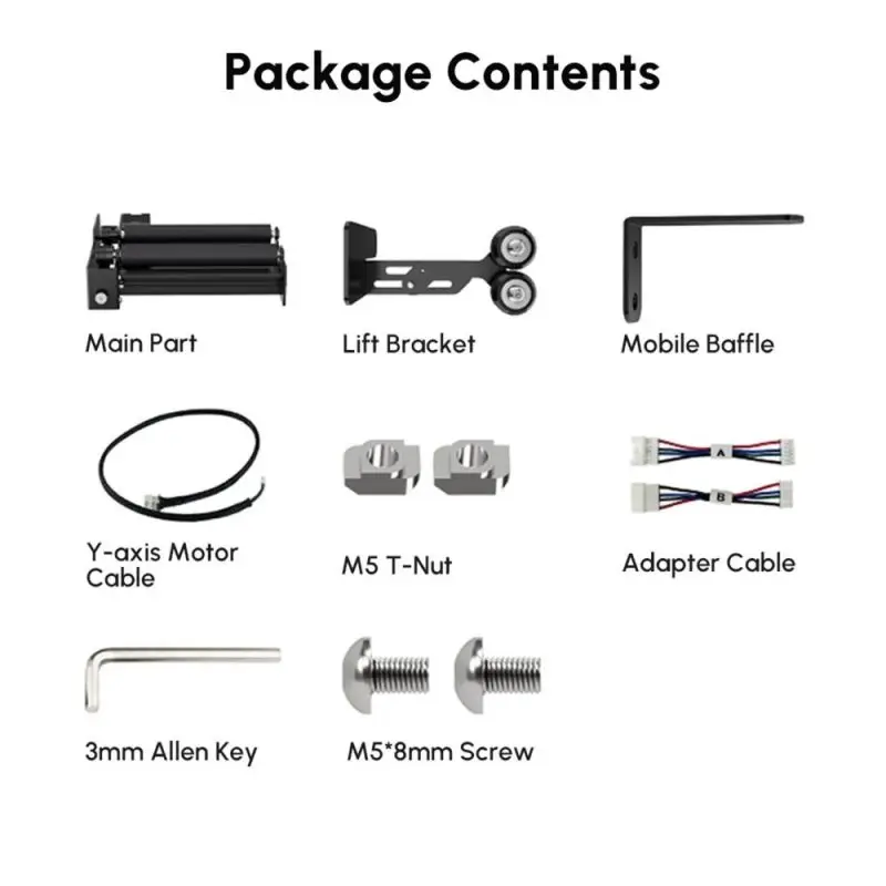 Ortur Rotary Roller YRR3.0 Adjustable Engraving Tool Laser Engraver Accessory for Glass, Wood, Leather