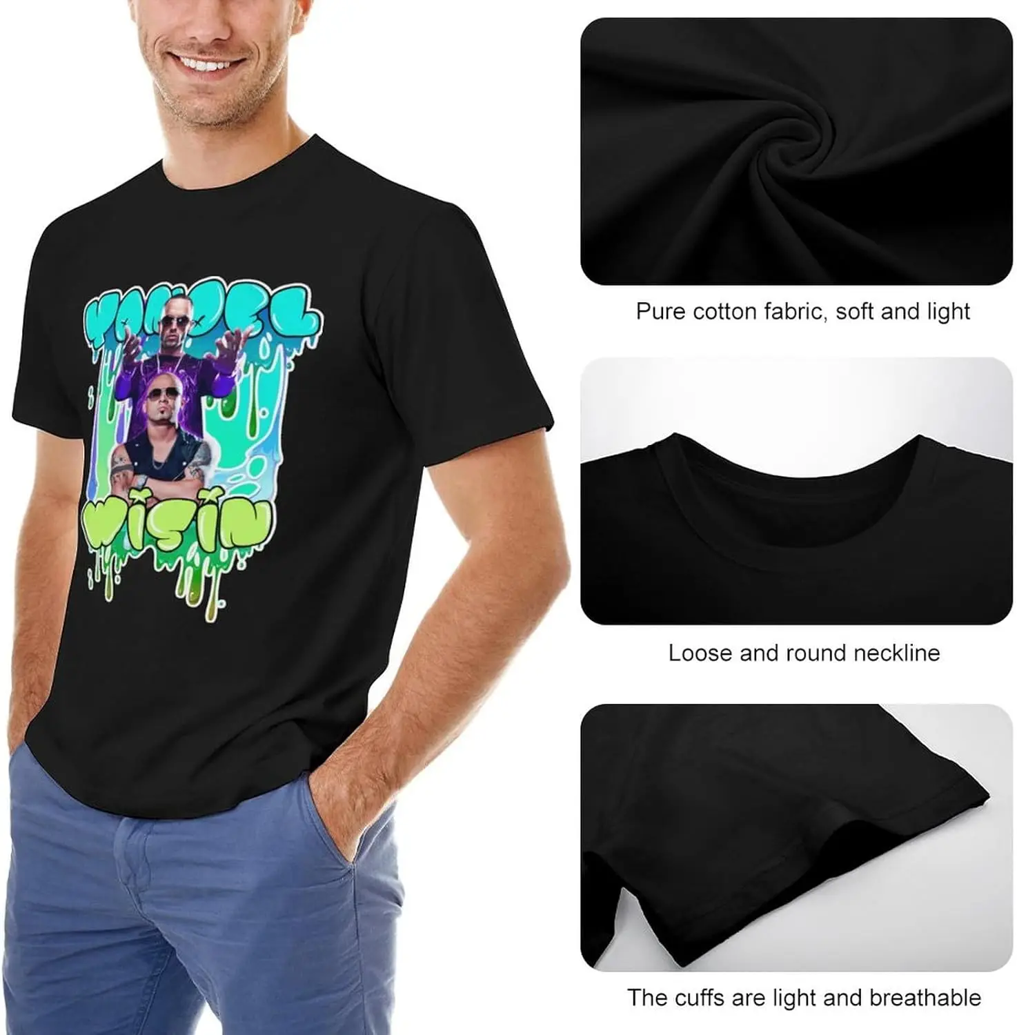 Shirt Men's Summer Short Sleeve Cotton Breathable Tees Unisex