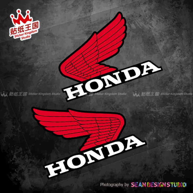 1 pair For Honda CB1300 CB1100 CB1000R CB650R CB400SS CB300R CB250R CL300 CL500 CL1100 motorcycle Waterproof Stickers 05