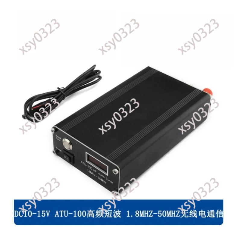Auto Antenna Tuner 1.8-50MHz OLED Shortwave HF Radio Tuner DC 10-15V