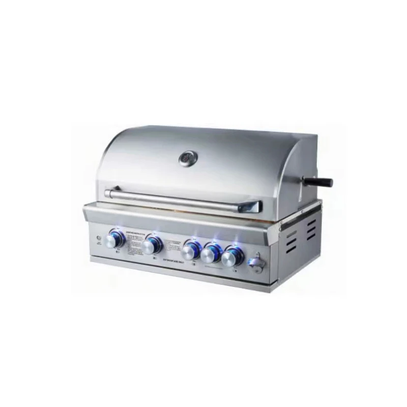 Professional Outdoor Kitchen Built In Gas Grill 4 Burner  Griller