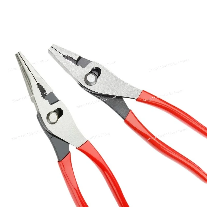 Carp Pliers Fish Mouth Pliers Self-Rebound Flat Clamp Plier Multi-Functional Labor-Saving Tool for Pipe