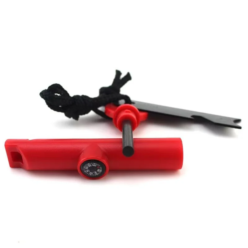 

New Outdoor Multifunctional Survival Ignition Stick Portable Camping and Hiking Magnesium Stick Bottle Opener Lighter Men's Gift