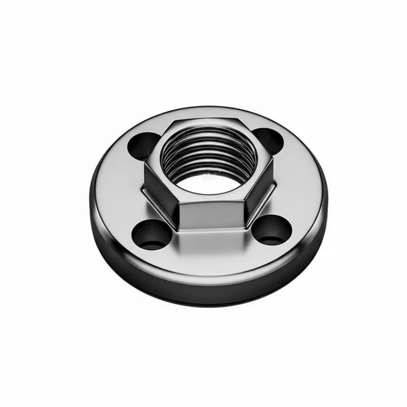 Grinder Pressure Plate Nut Four Hole Plate High Hardness Steel Oxidation Resistance Suitable For Power Cutter Tool Replacement
