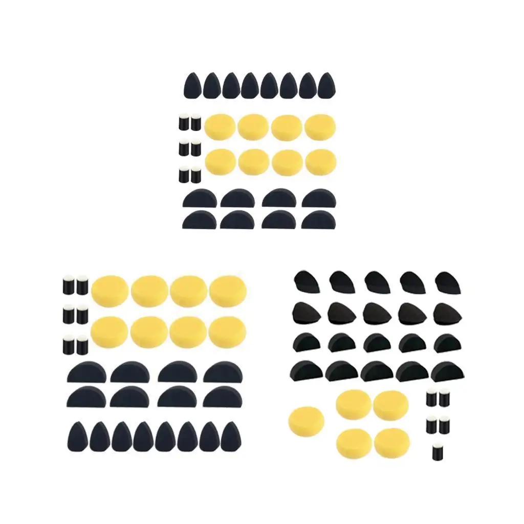 30 ชิ้นฟองน้ำทาสีหน้าชุดแบบพกพา DIY สำหรับเด็กผู้ใหญ่ฟองน้ำทาสีหน้าสำหรับศิลปะบนเรือนร่างงานศิลปะทาสีหน้าแต่งหน้า