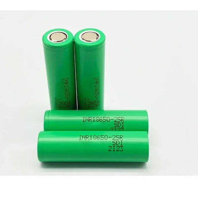 Oryginalny akumulator, nowy typ, 18650, 2500mAh, 3.6V, INR18650, 25R M, 20A, gorące rozładowanie