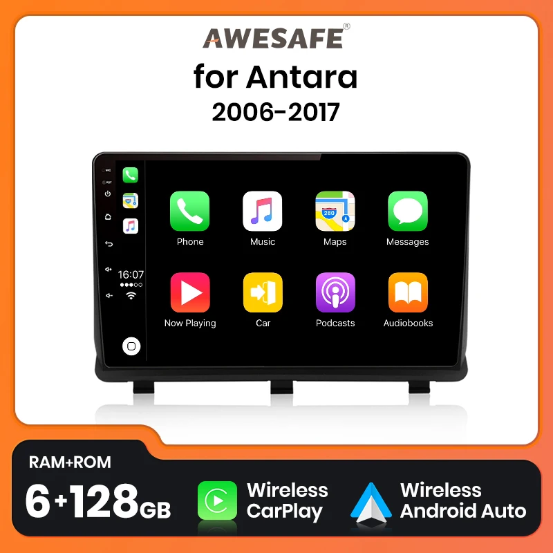 AWESAFE PX9 Plus Car Radio For Opel Antara 1 2006 - 2017 wireless CarPlay Android Auto car intelligent systems No 2 din 2din DVD