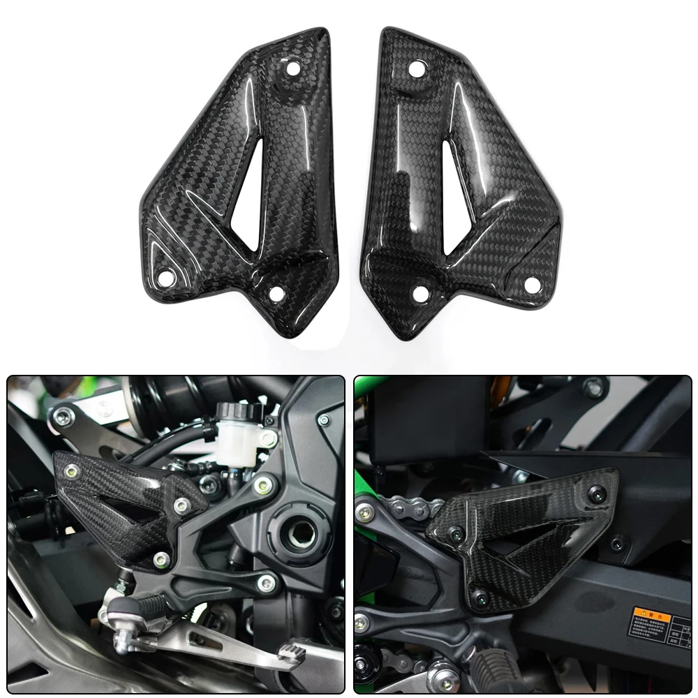 

For Kawasaki Z900 2017-2025/Z900 SE 2022-2025 Motorcycle Modification High Strength Carbon Fiber Foot Guard Accessories