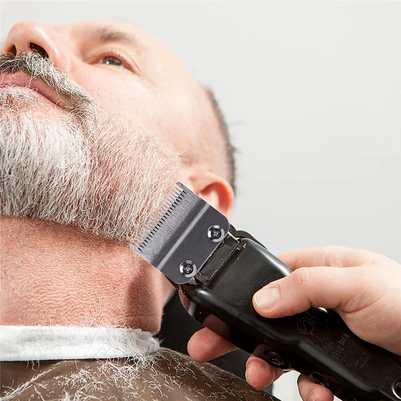 1 set di lame per tagliacapelli regolabili professionali lama di ricambio per tagliacapelli in acciaio al carbonio per Wahl 8148 Magic Clipper