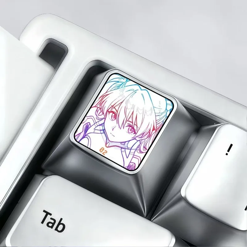 

2026 Hot New Asuka Metal Keycap R4 Cherry Profile ESC Key Fit Cherry MX Cross Axis Magnetic Switch Gift for Anime Gamer Fans