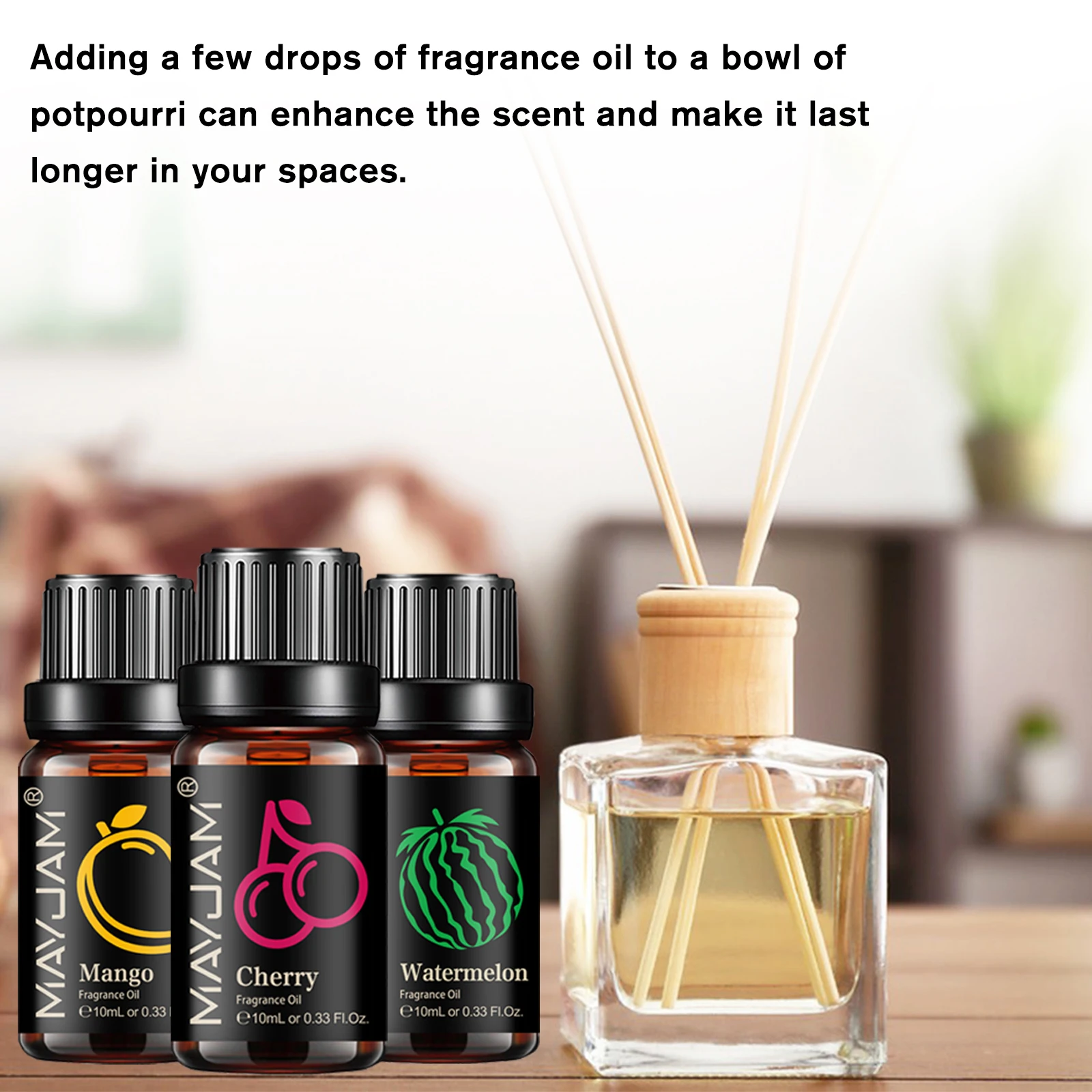 MAYJAM Fruit Fragrance Oil Str - Home Fragrance Fig ulasan dan harga