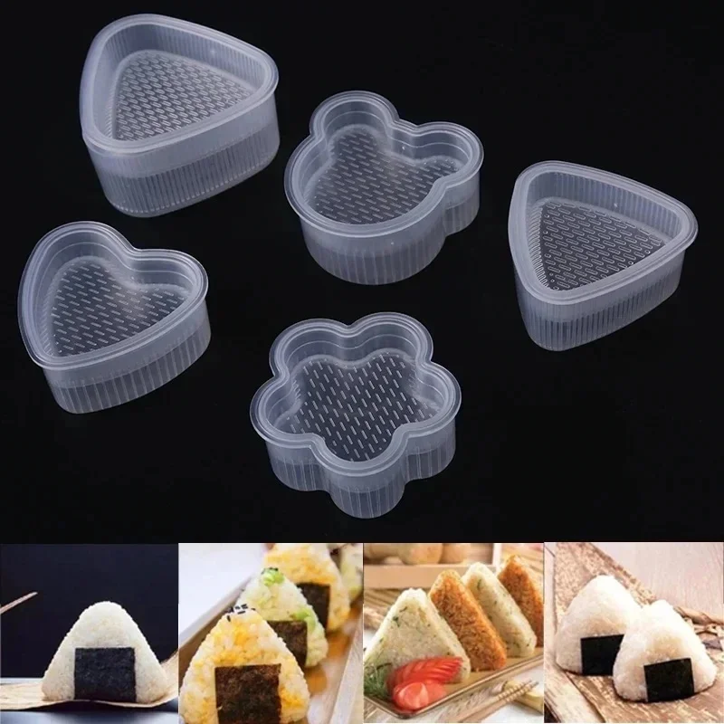 1/2pcs DIY Kitchen Accessories Sushi Mould Triangle Mould Sushi Machine Mould Sushi Tool Onigiri Rice Ball Bento Machinenori