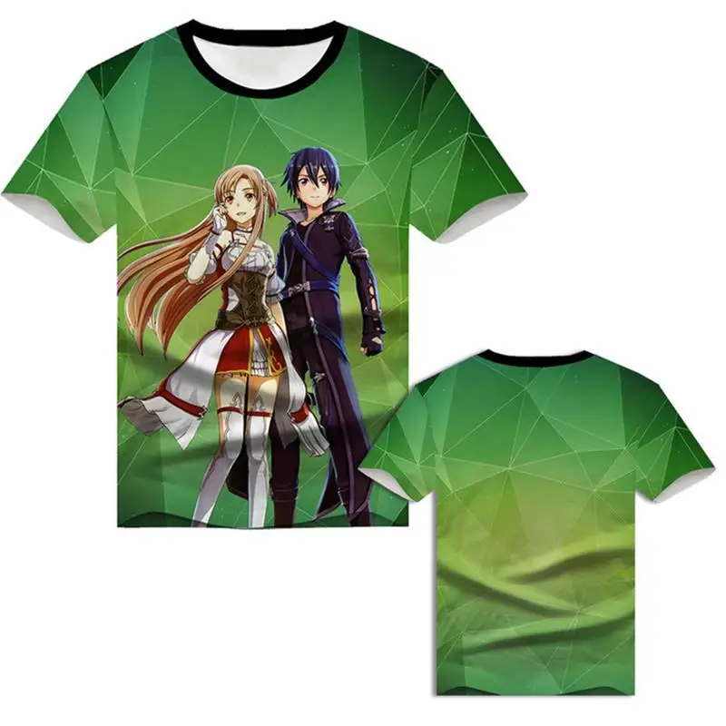 

New Anime Sword Art Online T-irt ort Sve Clothing ex Polyester Fiber Print Design Durable And Breathable