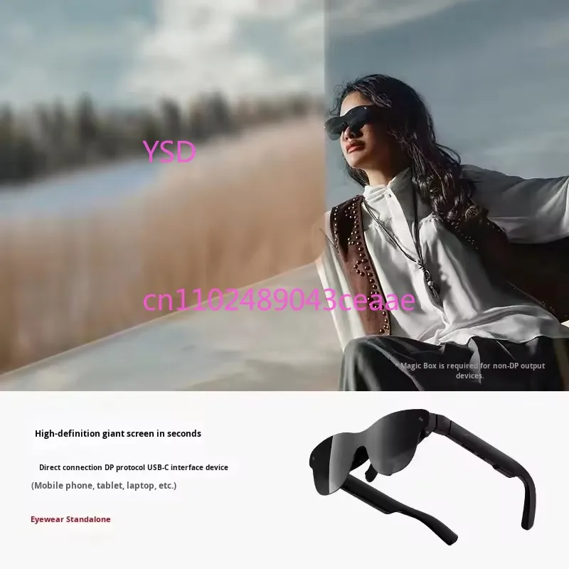 Rayneo Air 4 pro Smart AR Glasses 3G Voice Control IPX-5 Waterproof 4K Video Capture Head-Mounted XR Support DP Agreement
