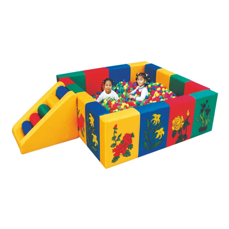 Professional Children's Square Ball Pool Soft Play Equipment Amusement Park Indoor Playground