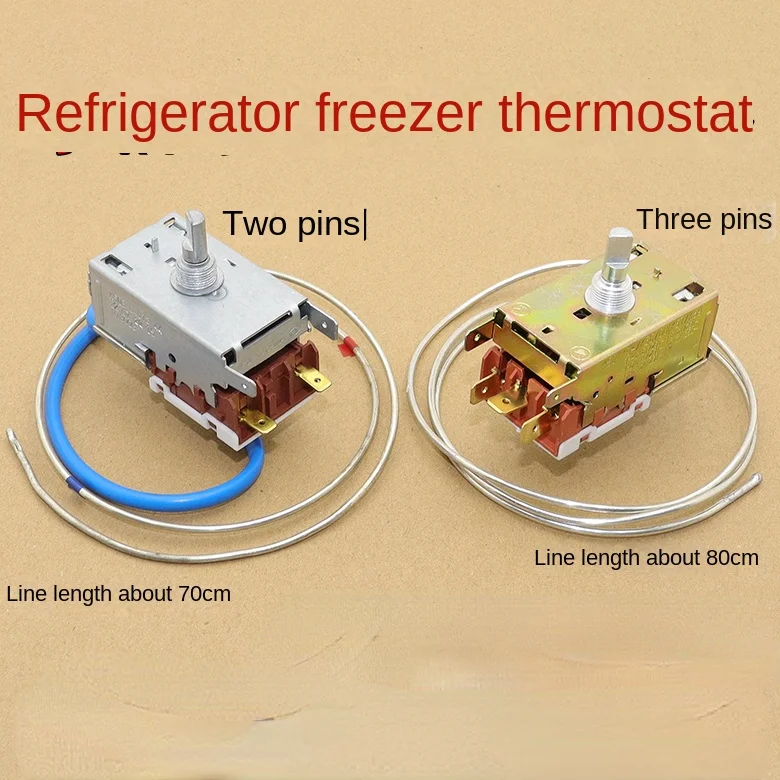 Refrigerator Temperature Controller Parts K59K50/WDF19-K 2/3 Pins Sensor Probe Thermostat For Haier Refrigerator