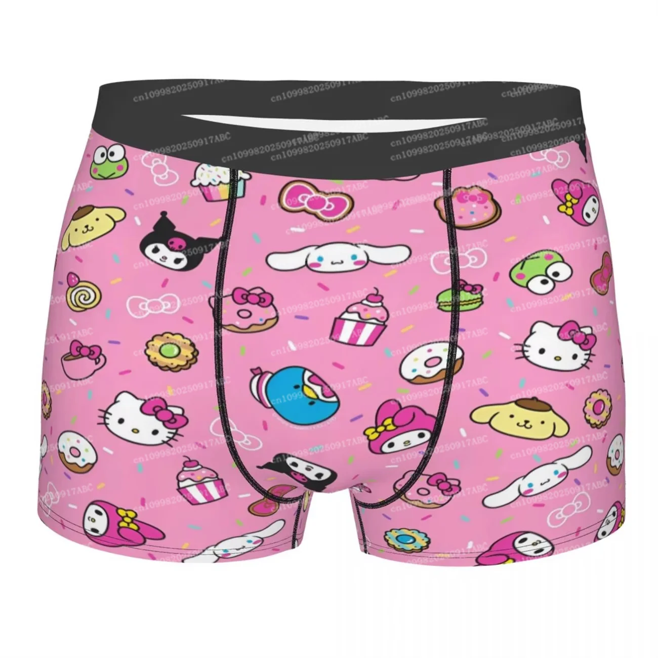 

（Miniso） Men Underwear Sanrio Kuromi Melody Hello Kitty Gift For Man Fun Cartoon Quilt Underpants Briefs Merch Women Underpant