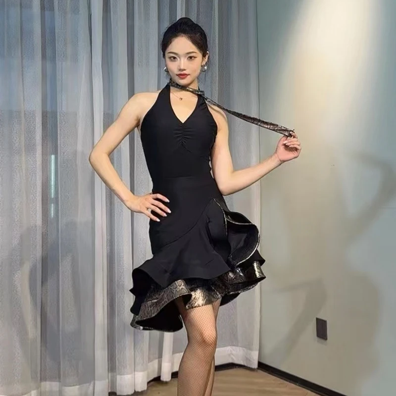 الكبار تشاتشا اللاتينية الرقص المنافسة ازياء السيدات اللاتينية الرقص التدريب الدعاوى النساء أداء الرقص الملابس SL12949