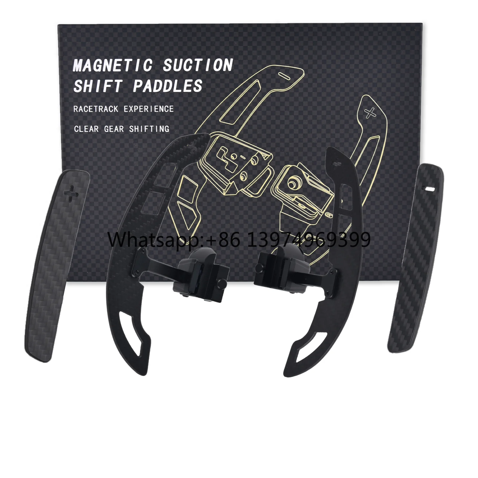 Magnetic Carbon Fiber Paddle Shifters for Porsche 992 New Cayenne New Macan 2018-2021 Real Carbon Fiber Shift Paddles