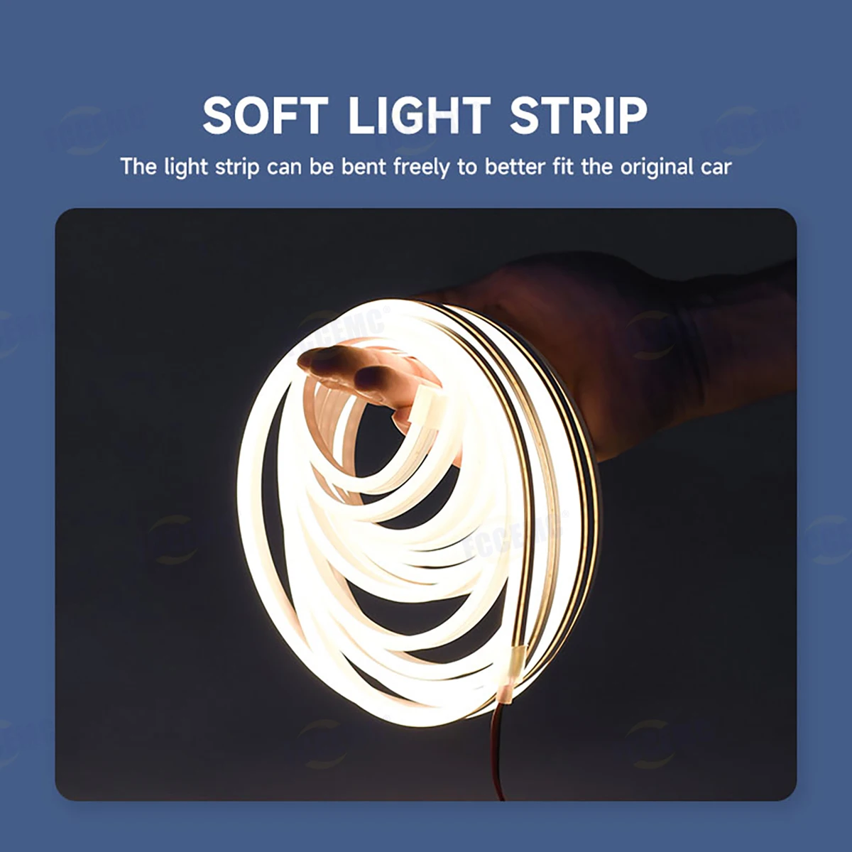 5m LED Car Trunk Lighting Strip With Cigar Magnetic Induction Modified Decorative Light For Tesla Model Y New Electric Vehicles