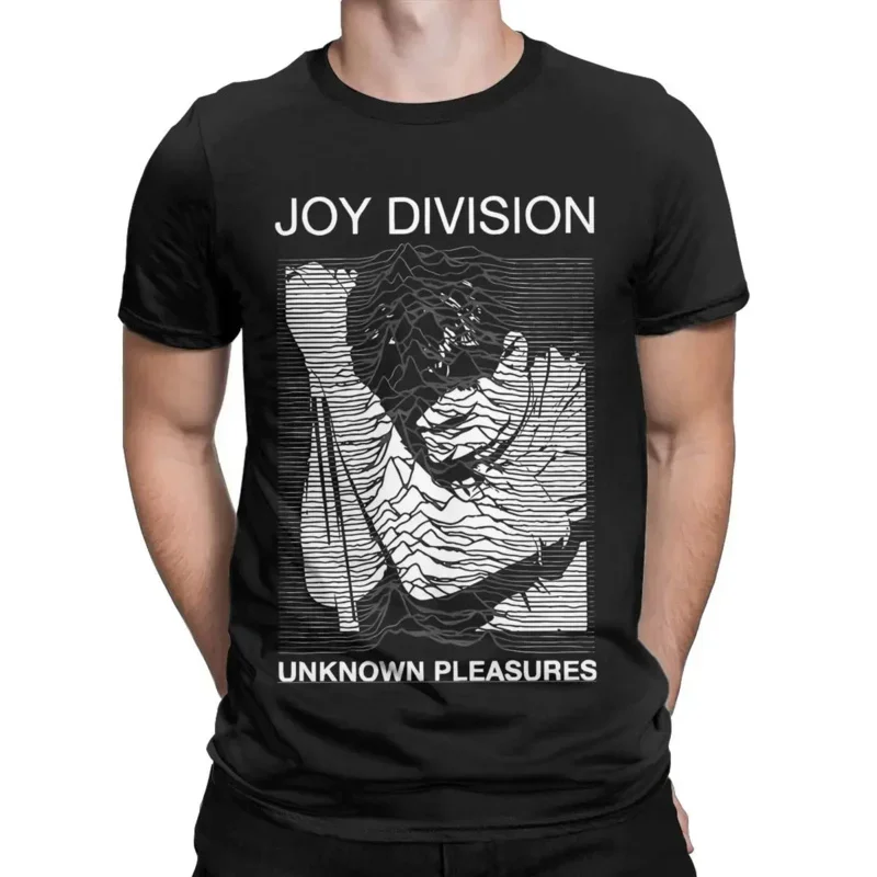 MEN'S Joy Division T shirts cotton tops vintage short sleeve o neck tee shirt graphic T-shirt