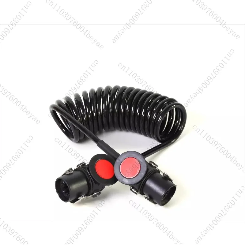 

ABS Large Circle 7-core Spring Wire Assembly, Trailer-specific EBS Brake System Cable, Many Styles