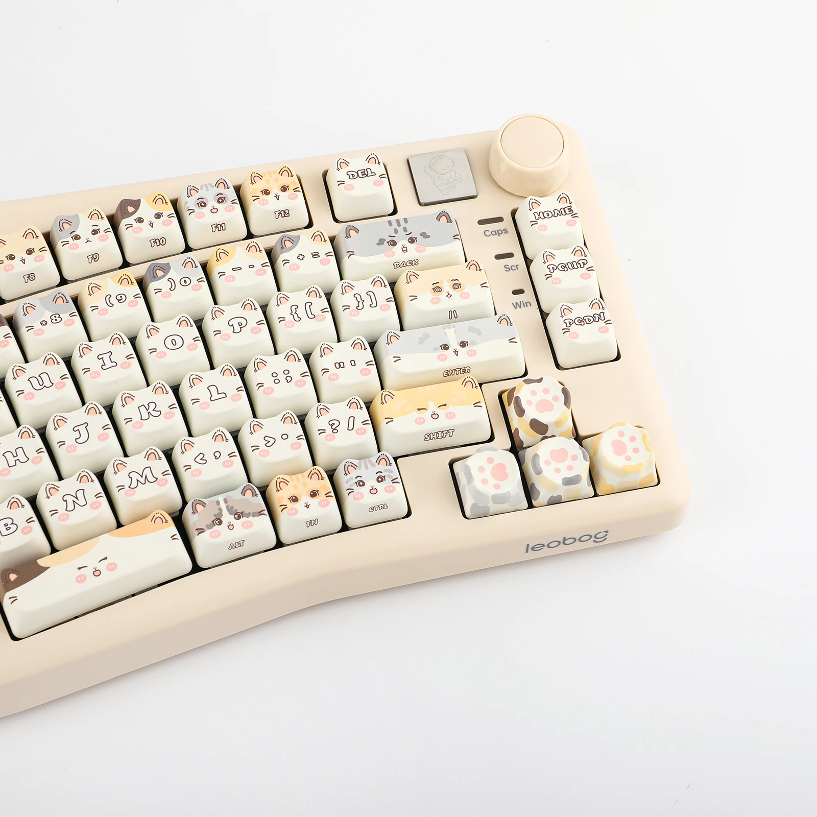 

LEOBOG A75 75% Alice Layout Mechanical Gaming Keyboard with Knob and Joystick Design Rgb Backlit Custom Wireless Keyboards Cases
