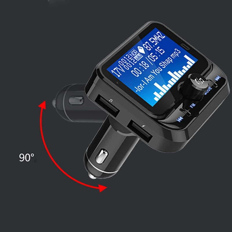 BC32 Car Bluetooth FM Transmitter 1.8 Inch LCD Bluetooth MP3 Player