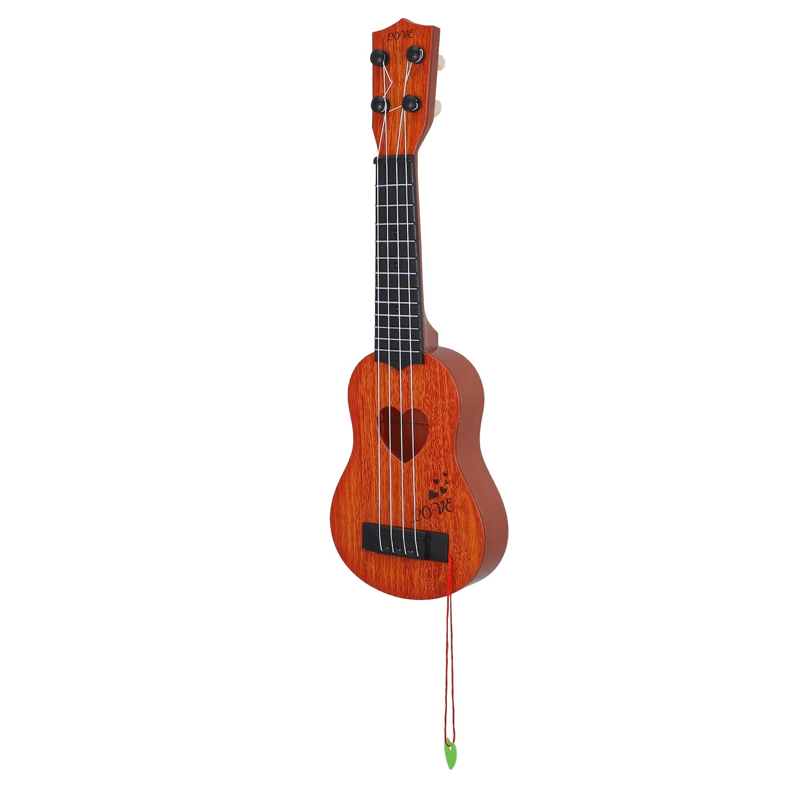 Ukelele de juguete portátil para niños pequeños, guitarra, instrumento Musical dedicado para niños, principiantes de madera, clásico