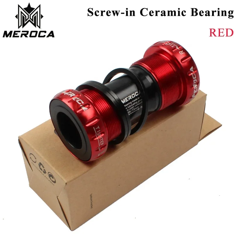 Ceramic Bearing BSA 68/73mm 24/24mm 24mm/22mm Support BOTTOM BRACKETS Mountain Bike MTB Road Bike Parts