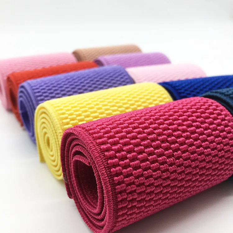 1/2M 60mm Sewing Elastic Band Clothing Braid Rubber Bands Bag Shoes High Elasticity Stretch Tapes DIY Clothes Accessories
