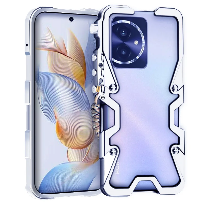 Luxury Metal Aluminum Bumper Shockproof Back Case For Huawei Honor 100 Pro / Honor 100 Aluminum Cases Cover Bumper Coque